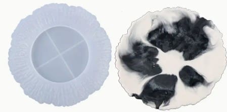Silicone Moulds : Irregular Round Tray Silicone Mould (IRTM)
