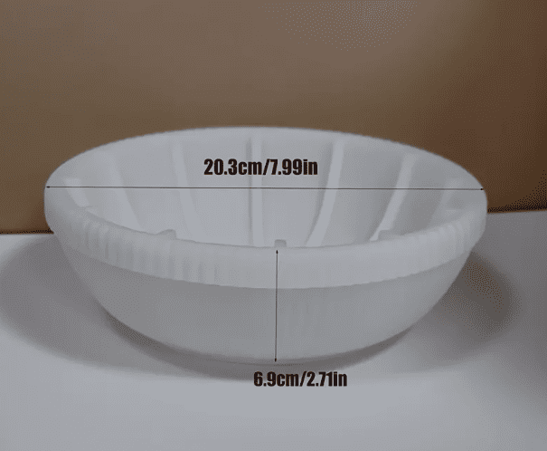 Silicone Mould : Striped Large Bowl Silicone Mould (SBSM)