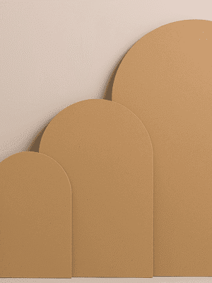 Laser Blanks : 3mm Plain MDF Arched Boards (A6, A5, A4, A3, A2, A1)