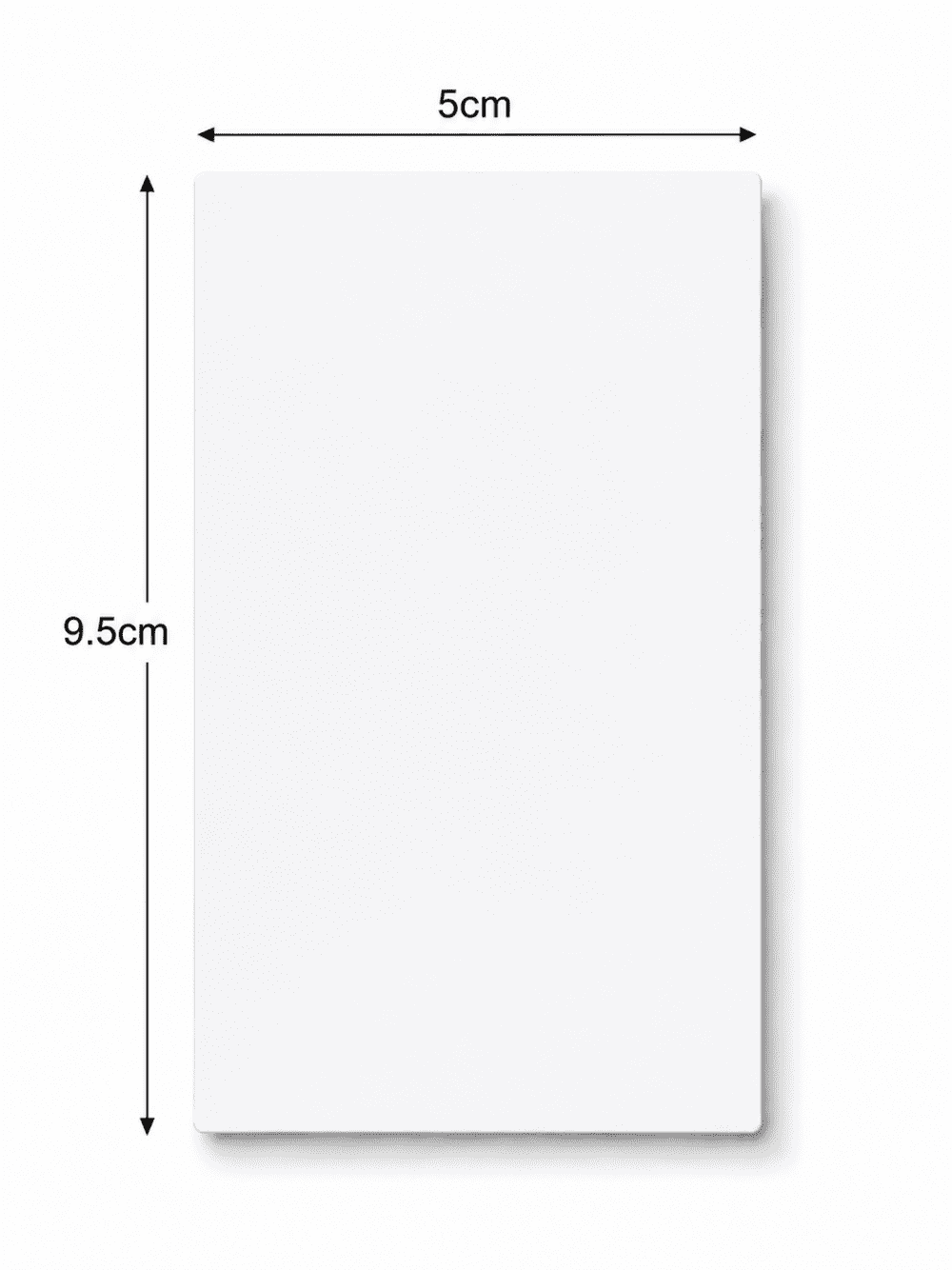 Magnet Rectangle 5 by 9.5cm_2 UV DTF : Rectangle 5cm by 9.5cm Direct Print to Magnets