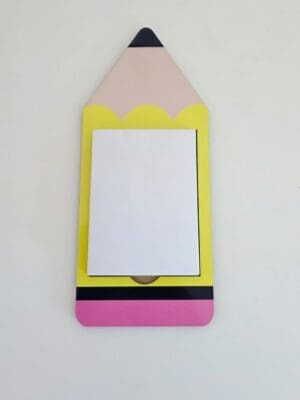 Laser Sublimation Blanks : DIY Sublimation MDF Teacher Pencil Note Pad (10cm Wide by 24cm Long)