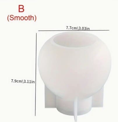 Round Vase Silicone Mould Silicone Moulds: Round Vase Silicone Mould (RVSM)
