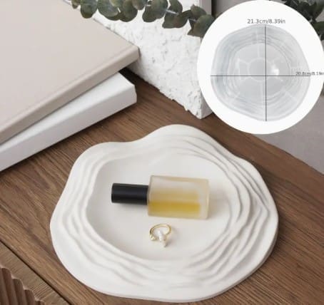 Silicone Mould : Round Waves Silicone Tray Mould (RWSM)