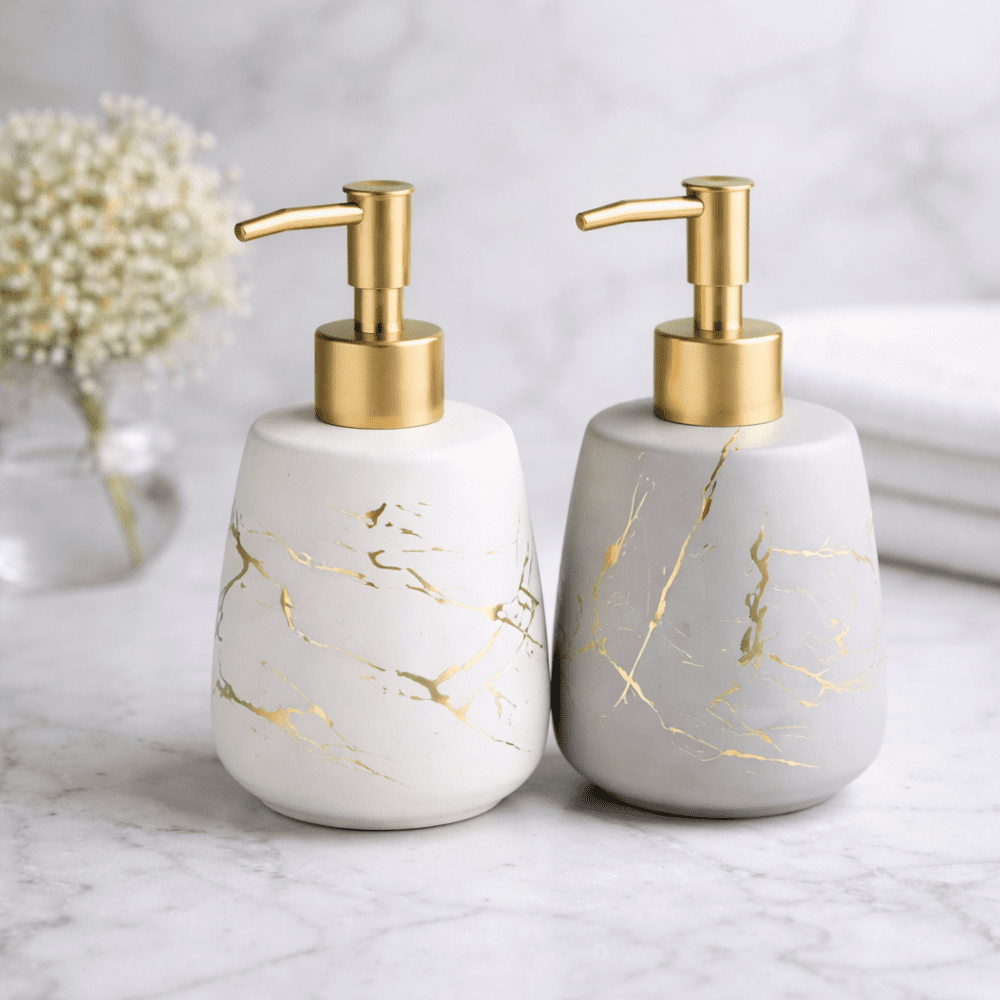 Silicone Mould : Short Round Soap & Lotion Dispenser Silicone Mould (SLD_03)