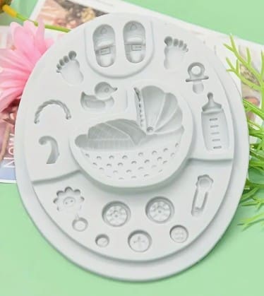 Silicone Mould: Silicone Baby Themed Mould (BTM)
