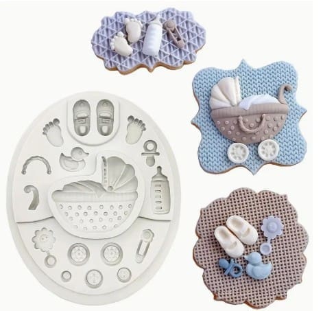 Silicone Mould: Silicone Baby Themed Mould (BTM)