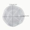 Silicone Mould : Round Waves Silicone Tray Mould (RWSM)