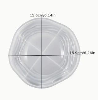 Silicone Mould : Round Waves Silicone Tray Mould (RWSM)