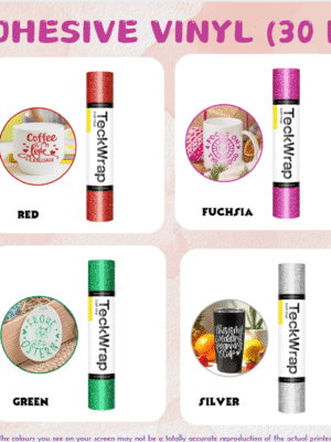 Teckwrap : Sparkle Adhesive Vinyl (30 by 30cm)