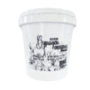 Gypsum Eco Resin : Original Powder SUPER BLACK, 10kg in a bucket + scoop/measuring cup