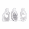 Silicone Mould : 3 Piece Abstract Figurine Silicone Mould (CODE TUM_3AFSM)