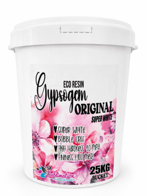 Gypsum Eco Resin : Gypsogem Eco Resin Original Powder, SUPER WHITE 25kg Bucket