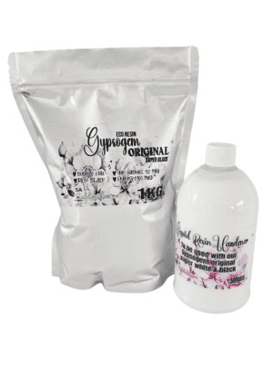 GypsogemOriginalSuperBlack1.5kgCombo Gypsum Eco Resin : 1.5kg Combo Deal Gypsogem Eco Resin Original Super BLACK (1kg powder + 500g Hardener)