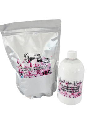 Gypsum Original 1.5kg White COMBO NB Gypsogem Eco Resin : 1.5kg Combo Deal Gypsogem Eco Resin Original Super White (1kg powder + 500g Hardener)