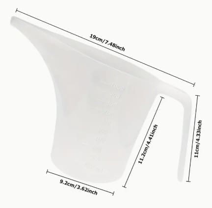 Arts & Craft: 1l Measuring Jugs With Long Spout