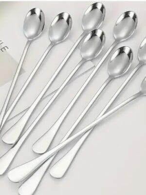 Arts & Crafts: Individual Stainless Steel Long Spoon