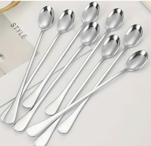 Arts & Crafts: Individual Stainless Steel Long Spoon