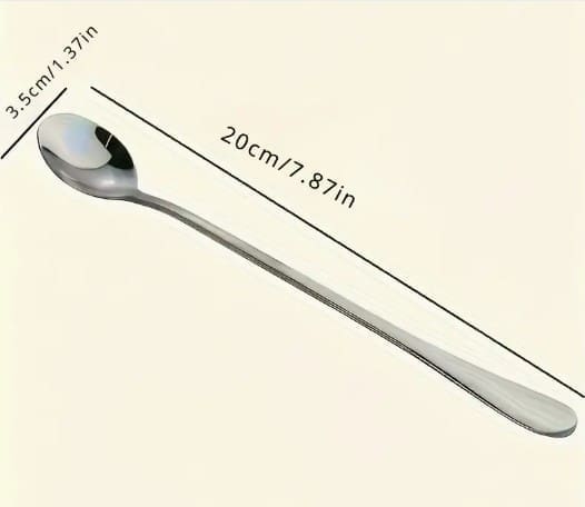 Arts & Crafts: Individual Stainless Steel Long Spoon