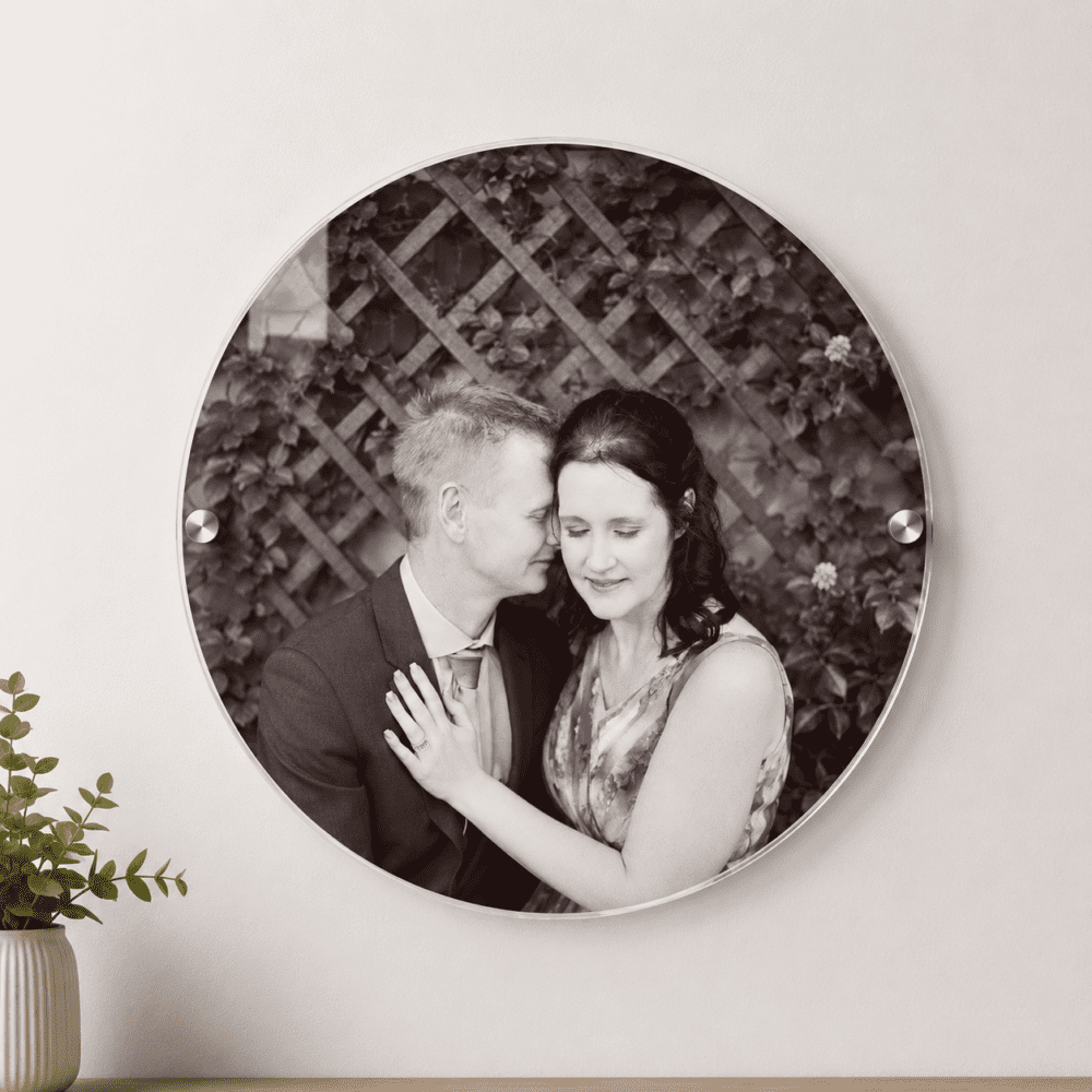 UV_Acylic4 3D UV Prints : Direct to 3mm Acrylic Clear Various Circle/Discs 20 to 60cm (with or without Standoffs)
