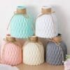 Silicone Mould : 1 piece Bohemian Styled Water ripple vase Silicone Mould (WRV)