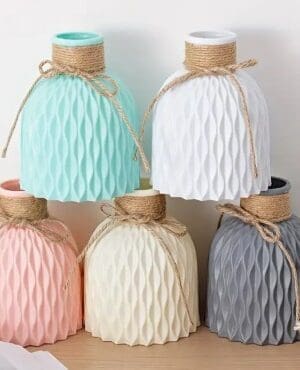 Silicone Mould : 1 piece Bohemian Styled Water ripple vase Silicone Mould (WRV)