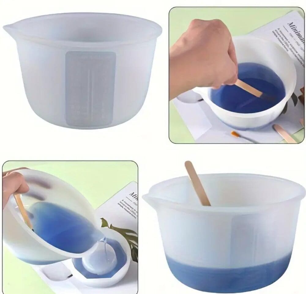 Arts & Crafts : Silicone Mixing Jug (600ml & 1000ml)