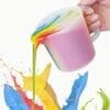 Arts & Crafts : 5 Channel 500ml Silicone Split Pouring Cup with Handle (Chasp)