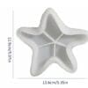 Silicone Moulds : Scallop Star Shell Silicone Mould (Sc01)