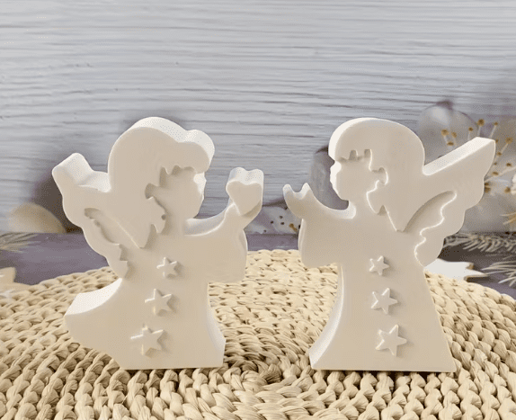Silicone Mould : 3D Angel Set Silicone Mould (3DAng2Pc)