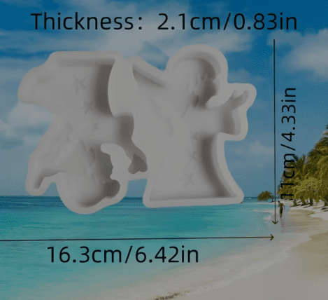 Silicone Mould : 3D Angel Set Silicone Mould (3DAng2Pc)
