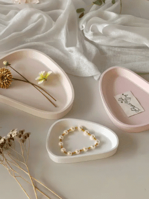 Silicone Mould : 3 Piece Curved Triangle Silicone Tray Mould Set (CurTri)