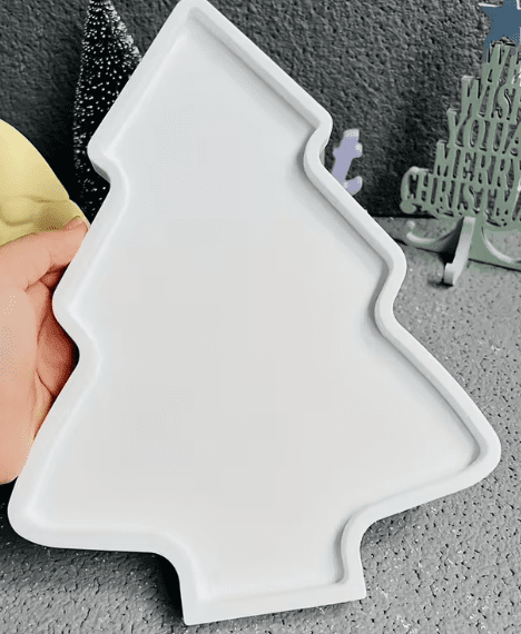 Silicone Mould : Christmas Tree Shaped Tray Silicone Mould (CTSM)