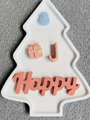 Silicone Mould : Christmas Tree Shaped Tray Silicone Mould (CTSM)