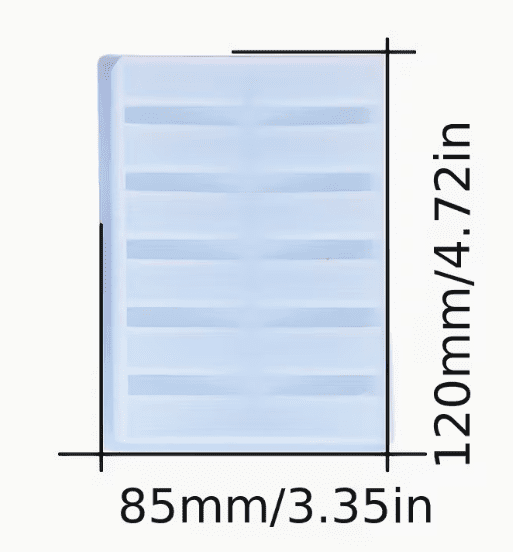 Silicone Mould : Soap Tray Silicone Moulds (2 Designs)