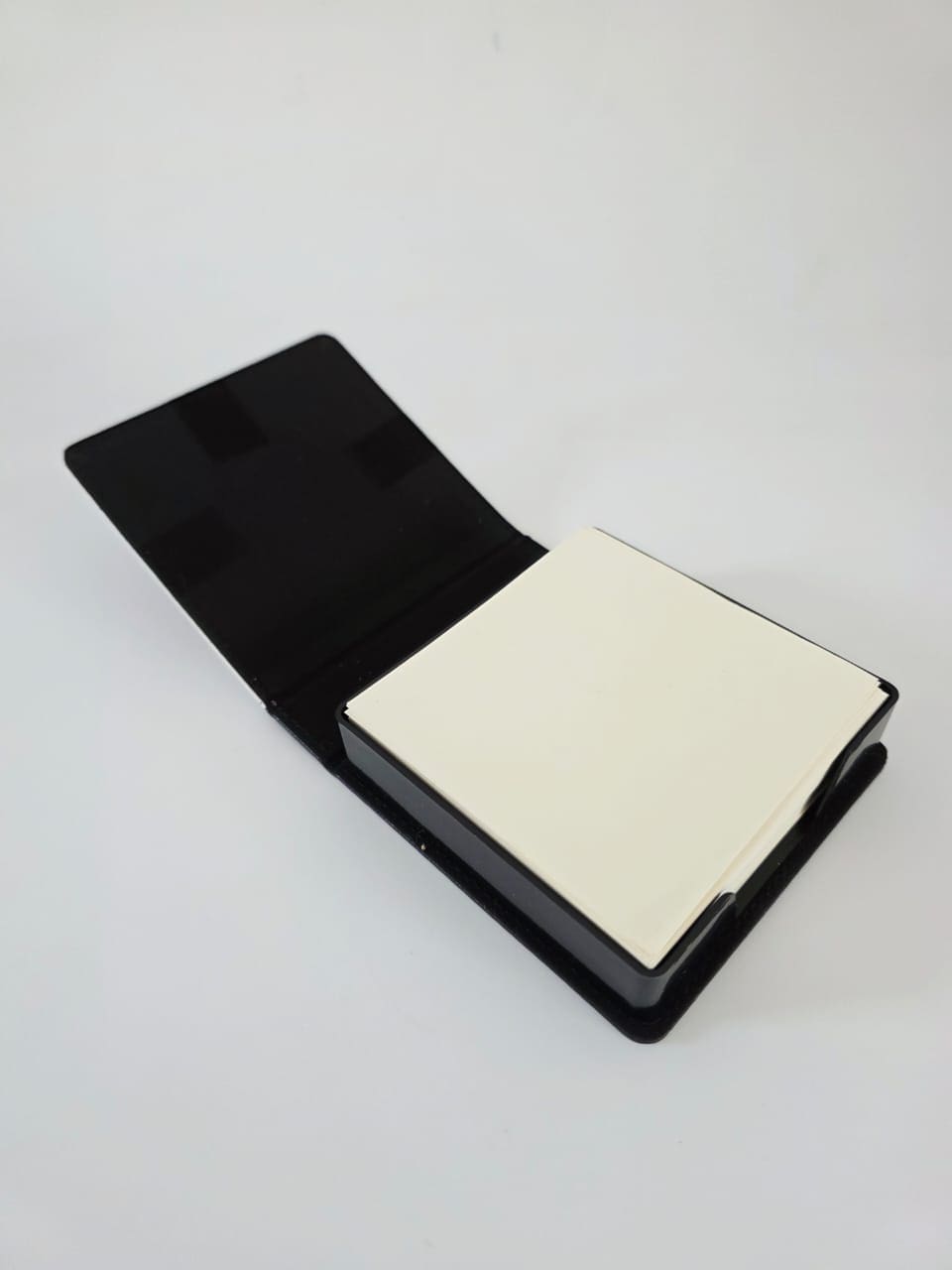 Personalised Gifting : Square PU Leather Memo Pad with theme floral print with "She Blooms with Strength Proverbs 31:25"