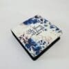 Personalised Gifting : Square PU Leather Memo Pad with theme floral print with "She Blooms with Strength Proverbs 31:25"