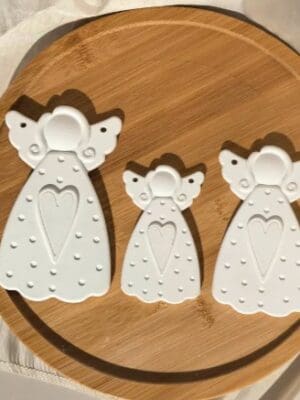 3 Piece Hanging Angel Ornament Siilicone Mould Set (3Pc Set_Ang_Hang) Silicone Mould : 3 Piece Hanging Angel Ornament Siilicone Mould Set (3Pc Set_Ang_Hang)