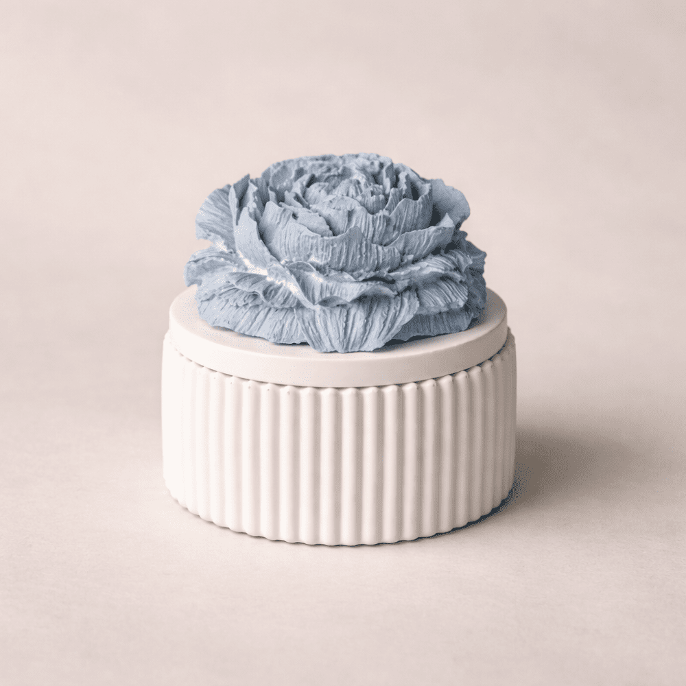3 Piece Striped Candle Jar + Peony Flower Silicone Mould Set (PFS)_4 Gypsum Eco Resin : 3.5kg Combo Deal, 2.5kg Gypsogem Eco Resin Original Super White Powder +1l Hardener
