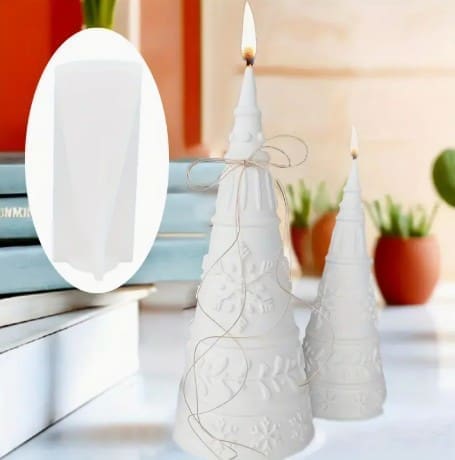Silicone Mould : 3D 2Piece Christmas Tree (3D_2Pc_CT)