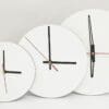 Sublimation Blanks : 3mm Circle Super Gloss Sublimation MDF Clocks (20, 25 & 30cm)