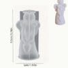 Silicone Mould : 1 Piece Angel Holding Heart Silicone Mould (AngHrt-Hold)