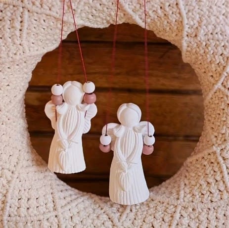 Silicone Mould : 1 Piece Angel Holding Heart Silicone Mould (AngHrt-Hold)