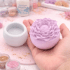Silicone Mould : Camellia Blossom Bloom Flower Jar Silicone Mould (CBBJ)