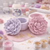 Silicone Mould : Camellia Blossom Bloom Flower Jar Silicone Mould (CBBJ)