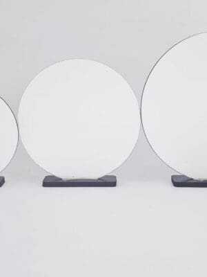 Laser Sublimation Blanks : 3mm Super Glossy Sublimation MDF Circular Style Award/Trophy (Small, Medium & Large)