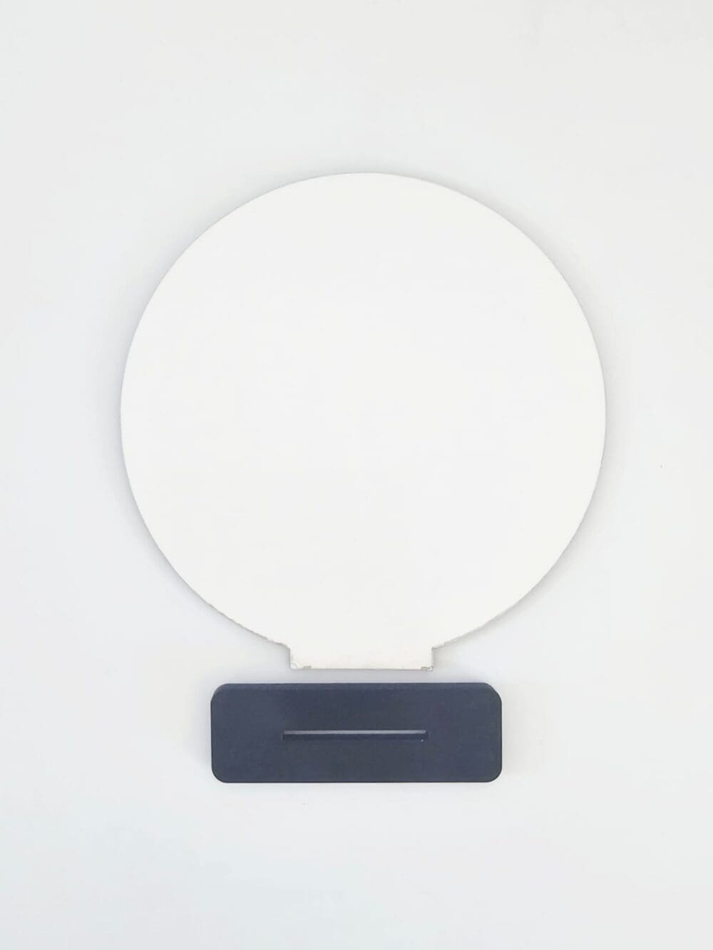 Laser Sublimation Blanks : 3mm Super Glossy Sublimation MDF Circular Style Award/Trophy (Small, Medium & Large)