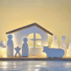 Silicone Mould : Nativity Scene Silicone Mould Set (Nat)