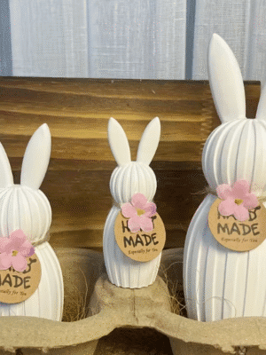 Silicone Moulds : 3 Piece Silicone Rabbit Set (3Pcbun)