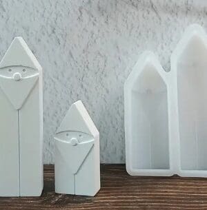 Santa Claus 3D Silicone Mould : 3D Santa Claus (3DSC)