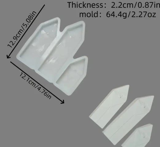 Silicone Mould : 3D Santa Claus (3DSC)